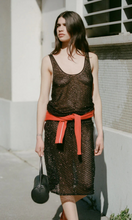 Load image into Gallery viewer, ST. AGNI Glass Beaded Mesh Top