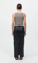 Load image into Gallery viewer, ST. AGNI Leather Column Skirt