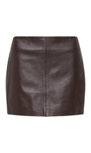 Load image into Gallery viewer, ST. AGNI Leather Mini Skirt