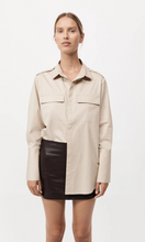 Load image into Gallery viewer, ST. AGNI Leather Mini Skirt