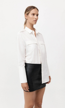 Load image into Gallery viewer, ST. AGNI Leather Mini Skirt