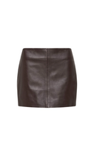 Load image into Gallery viewer, ST. AGNI | Leather Mini Skirt