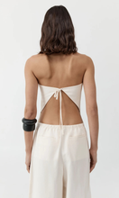 Load image into Gallery viewer, ST. AGNI Strapless Rouleau Tie Top