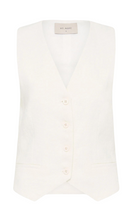 Load image into Gallery viewer, ST. AGNI Tailored Linen Vest