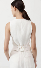 Load image into Gallery viewer, ST. AGNI Tailored Linen Vest