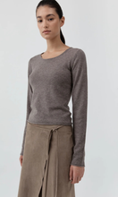 Load image into Gallery viewer, ST. AGNI Fine Merino Wool Long Sleeve Top