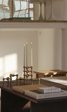 Load image into Gallery viewer, STOFF NAGLE Nagel Candle Holder Brass