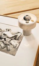Load image into Gallery viewer, TOM DIXON Stone Portable Chrome LED Light at SAINTE