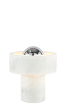 Load image into Gallery viewer, TOM DIXON Stone Portable Chrome LED Light at SAINTE