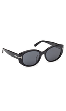 Load image into Gallery viewer, TOM FORD Black Oval Sunglasses FT1295 K5401A