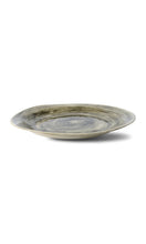 Load image into Gallery viewer, Wonki Ware unique ceramic Mediterranean Platter with black textured glaze, handmade in South Africa, available at Amara Home.
