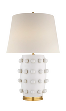 Load image into Gallery viewer, KELLY WEARSTLER Linden Lamp White