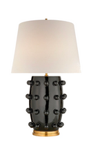 Load image into Gallery viewer, KELLY WEARSTLER Linden Lamp Black