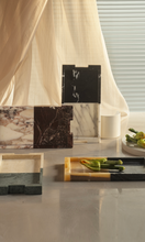 Load image into Gallery viewer, GREG NATALE Carter Tray Foresta & Travertine Small