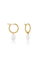 Load image into Gallery viewer, SAINT VALENTINE Mini Keshi Pearl Hoops