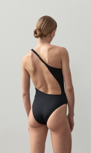 Load image into Gallery viewer, Ziah Asymmetric One Piece Black