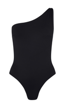 Load image into Gallery viewer, Ziah Asymmetric One Piece Black