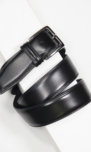 A0890 LEATHER BELT BLACK