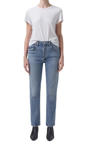 AGOLDE Riley Long High Rise Straight