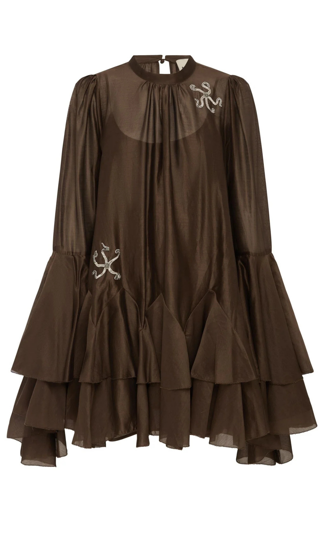 ALEMAIS | Neptuna Mini Flare Sleeve Dress