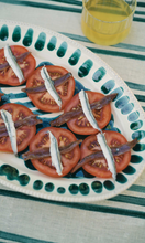 Load image into Gallery viewer, ALEX AND TRAHANAS Foglia Ceramic Oval Serving Platter
