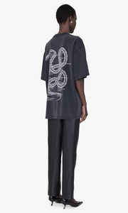 ANINE BING Kent Tee Twisted Snake