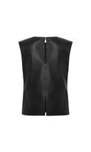 Load image into Gallery viewer, ST. AGNI Leather Top
