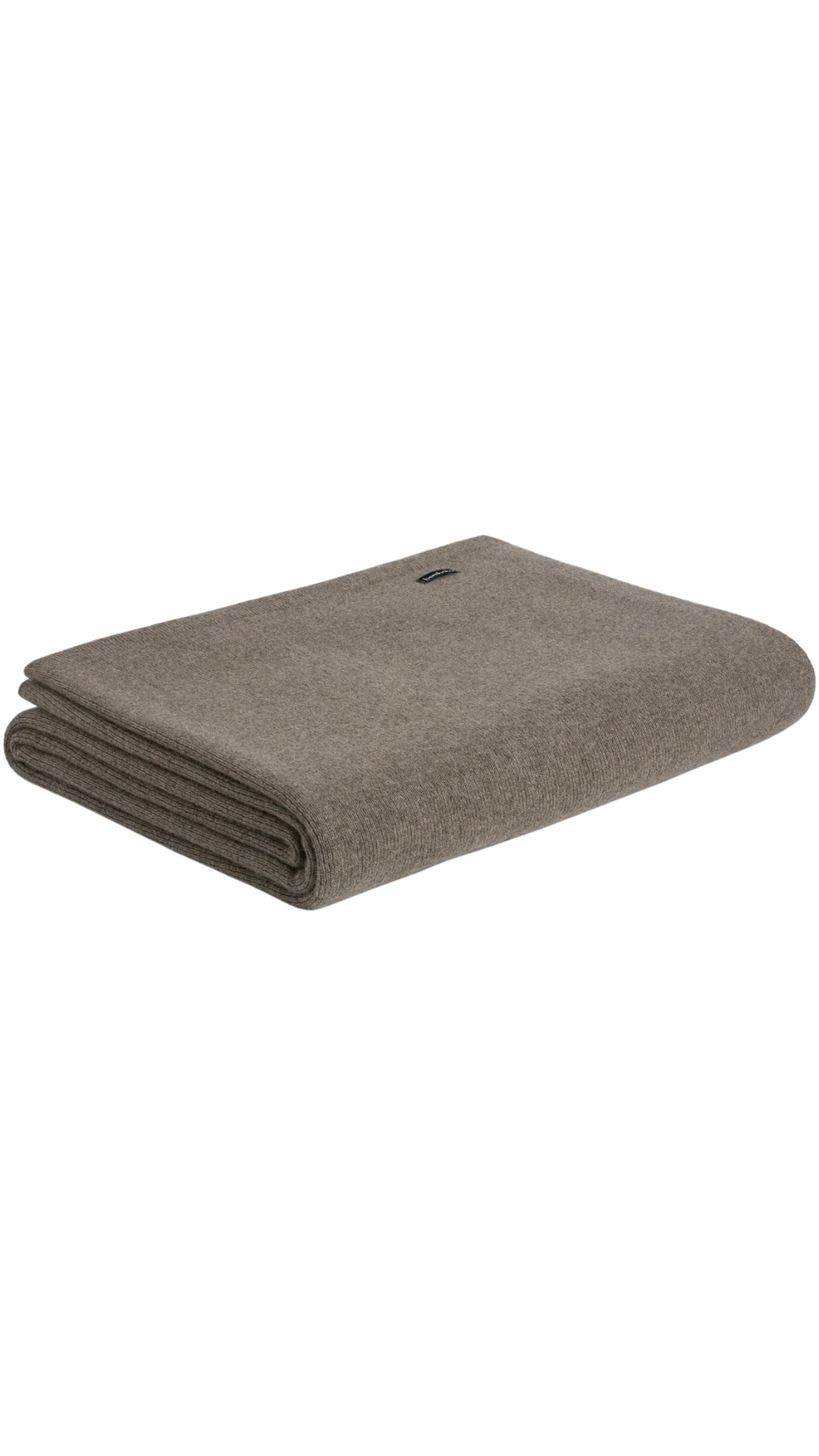 Bemboka Fine Rib Merino Wool Blanket Luxury Interiors Amara Home in Mocha