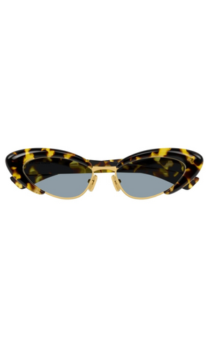 BOTTEGA VENETA Angled Cat Eye Sunglasses