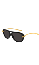 Load image into Gallery viewer, BOTTEGA VENETA Knot Aviator Sunglasses
