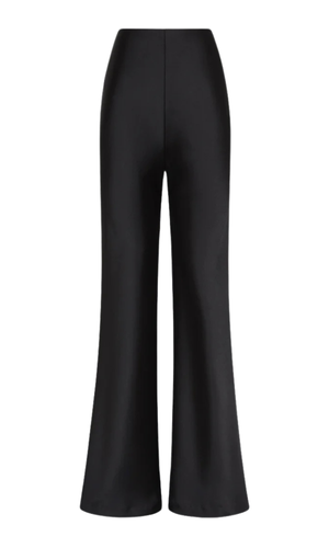 CARLA ZAMPATTI Black Satin Bias Pant