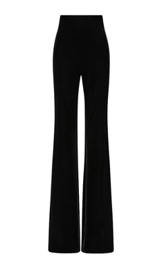 CARLA ZAMPATTI Black Velvet Pant