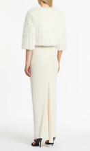 Load image into Gallery viewer, CARLA ZAMPATTI Ivory Piuma Fur Bolero

