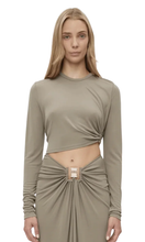 Load image into Gallery viewer, CHRISTOPHER ESBER | Bezel Quartz Long Sleeve Top
