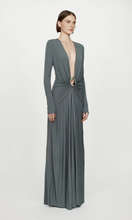 Load image into Gallery viewer, CHRISTOPHER ESBER Orica Crystal Ruched Long Sleeve Dress
