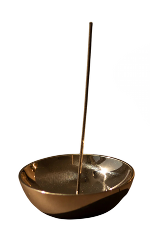 COREY ASHFORD Brass Atlas Incense Dish