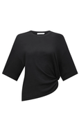 COURTNEY ZHENG | Elis Supima Cotton Boxy Tuck Tee
