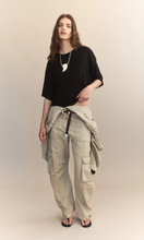 Load image into Gallery viewer, COURTNEY ZHENG | Elis Supima Cotton Boxy Tuck Tee
