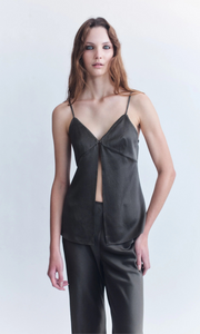 COURTNEY ZHENG Estella Silk Butterfly Cami