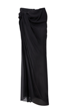 Load image into Gallery viewer, COURTNEY ZHENG | Florens  Georgette Knot  Silk Skirt

