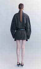 Load image into Gallery viewer, COURTNEY ZHENG Gunther Cotton Drill Cargo Mini Dress

