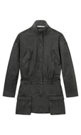 COURTNEY ZHENG Gunther Cotton Drill Cargo Mini Dress