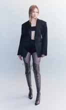 Load image into Gallery viewer, COURTNEY ZHENG Inge Wool Silk Duchesse Satin Blazer
