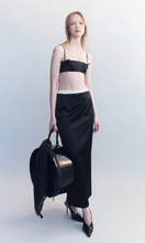Load image into Gallery viewer, COURTNEY ZHENG Irene Wool Silk Duchesse Midi Skirt
