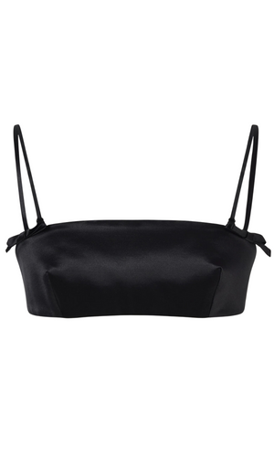 COURTNEY ZHENG Isabeau Wool Silk Duchesse Bralette