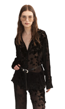 Load image into Gallery viewer, COURTNEY ZHENG | Ismene Silk Velvet Devore Shirt

