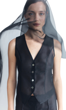 Load image into Gallery viewer, COURTNEY ZHENG Sabine Silk Organza Vest
