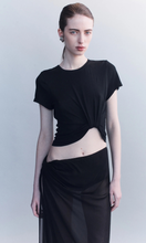 Load image into Gallery viewer, COURTNEY ZHENG Supima Cotton Tuck Tee
