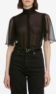 FRAME The Flutter Blouse