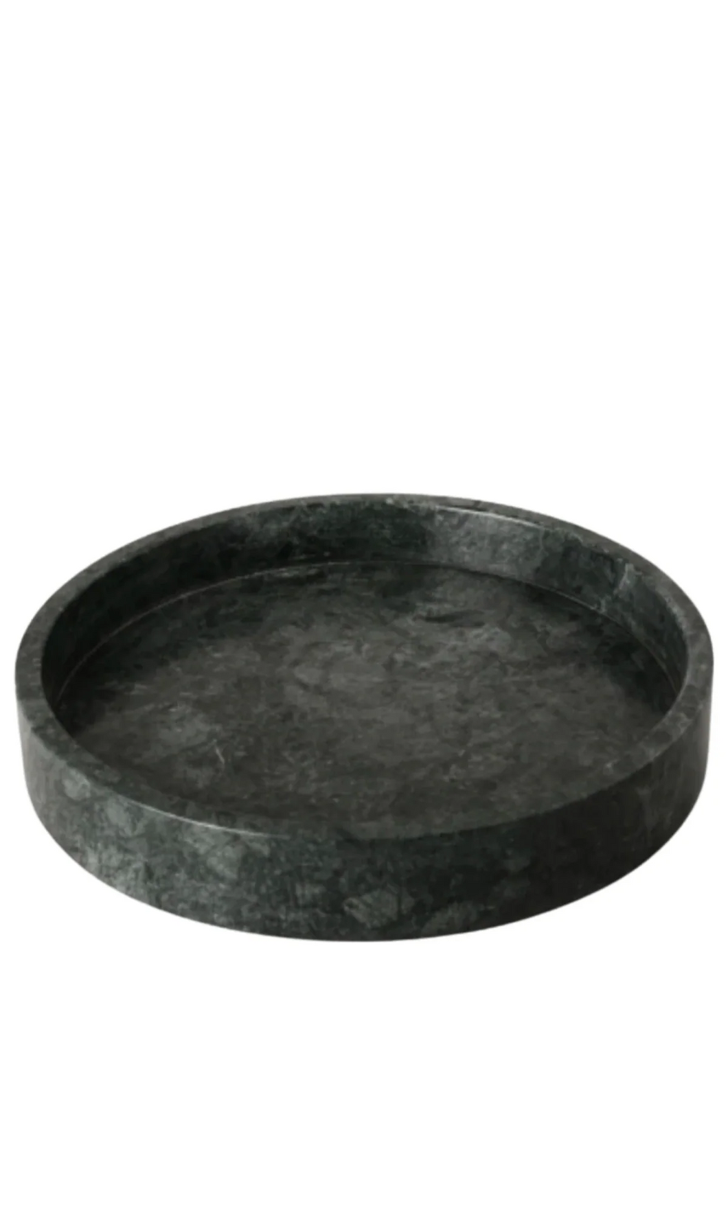 MARBLE | Grey Round Tray